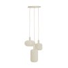 Závesná lampa 3L Ø38x34 cm TUFIA ľanová krémová