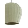 Závesná lampa Ø35x33 cm ZAGORI bouclé mätovo zelená