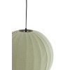 Závesná lampa Ø35x33 cm ZAGORI bouclé mätovo zelená