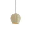 Závesná lampa Ø35x33 cm ZAGORI bouclé mätovo zelená