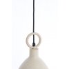 Závesná lampa Ø24x37 cm RISARI piesková+svetlohnedá bodkovaná
