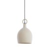 Závesná lampa Ø24x39 cm ROSERO piesková+svetlohnedá bodkovaná