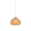 Závesná lampa Ø40x28,5 cm ZUBEDA ľanová prírodná