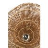Závesná lampa 65x64x30,5 cm JANZUR ratan tmavohnedá