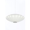 Závesná lampa Ø60x26 cm FAY biela