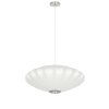 Závesná lampa Ø60x26 cm FAY biela