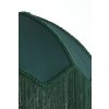 Závesná lampa Ø40x33 cm MALACIA zamatovo zelená