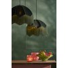 Závesná lampa Ø40x33 cm MALACIA zamatovo zelená