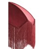 Závesná lampa Ø40x33 cm MALACIA zamat bordová