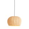 Závesná lampa Ø42x27 cm RAFAELLA rafia prírodná