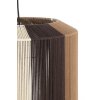 Závesná lampa Ø48x55 cm KOZANA hnedá+krémová+tmavohnedá