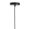 Závesná lampa Ø30x46 cm KOZANA hnedá+krémová+tmavohnedá