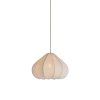 Závesná lampa Ø38,5x28 cm ZUBEDA krémová