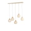 Závesná lampa 5L 100x15x21,5 cm ELATI piesková