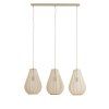 Závesná lampa 3L 80x8x40 cm ITELA piesková