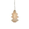 Závesná lampa Ø31x55 cm NAKISHA piesková