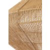 Závesná lampa Ø60x37 cm MALLOW juta prírodná