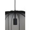 Závesná lampa Ø50x37,5 cm PLUMERIA čierna