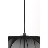 Závesná lampa Ø50x37,5 cm PLUMERIA čierna