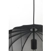 Závesná lampa Ø50x37,5 cm PLUMERIA čierna