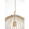 Závesná lampa Ø34x35 cm RILANA matná béžová