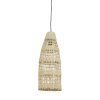 Závesná lampa Ø20x52 cm LATIKA morská tráva prírodná