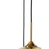 Závesná lampa 3L Ø40x160 cm MAYSON sklo zlatá-číra+zlatá