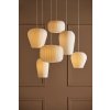 Závesná lampa Ø44x31 cm LEXA biela