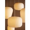 Závesná lampa Ø44x31 cm LEXA biela