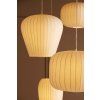 Závesná lampa Ø37,5x37,5 cm XELA biela