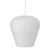 Závesná lampa Ø37,5x37,5 cm XELA biela