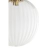 Závesná lampa Ø48 cm MAGDALA sklo číre+zlaté