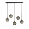 Závesná lampa 5L 100x20x122 cm ALVARO antický bronz