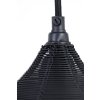 Závesná lampa 5L 100x20x122 cm ALVARO matná čierna
