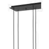 Závesná lampa 10L 120x60x110 cm MAYSON dymové sklo + matná čierna