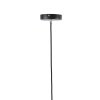 Závesná lampa Ø23x18 cm MAYSON sklo hnedá+čierna