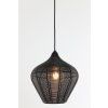 Závesná lampa Ø27x29,5 cm ALVARO matná čierna