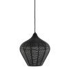 Závesná lampa Ø27x29,5 cm ALVARO matná čierna