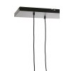 Závesná lampa 9L 130x30x8 cm BRADY matná čierna