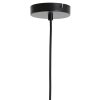 Závesná lampa Ø22x52 cm LEKAR antický bronz + dymové sklo