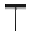 Závesná lampa 5L 104x20x120 cm RAKEL antický bronz + dymová