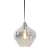 Závesná lampa Ø27x29,5 cm RAKEL antický bronz+údená