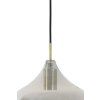 Závesná lampa Ø27x29,5 cm RAKEL antický bronz+údená