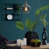 Závesná lampa Ø20x21,5 cm RAKEL antický bronz+údená