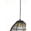 Závesná lampa Ø23x31 cm MEYA čierno-zlatá
