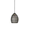 Závesná lampa Ø20x25 cm MEYA čierno-zlatá