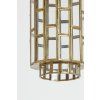 Závesné svietidlo Ø15x31 cm SØSTRENE starožitný bronz+sklo