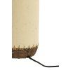Stolová lampa Ø15x49 cm TIO papier béžová+ratan tmavohnedá