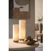 Stolová lampa Ø13x40 cm TIO papier béžová+ratan tmavohnedá