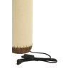 Stolová lampa Ø13x40 cm TIO papier béžová+ratan tmavohnedá